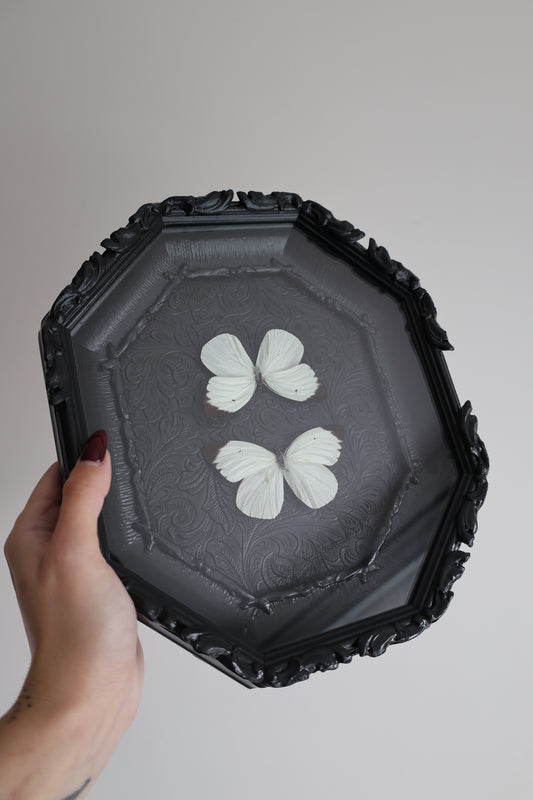 Twins in Black Frame